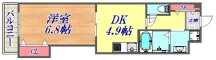 アミティ武庫之荘の物件間取画像